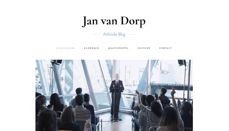 Politieke blog Sjabloon