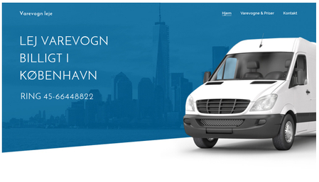 Biludlejning skabelon