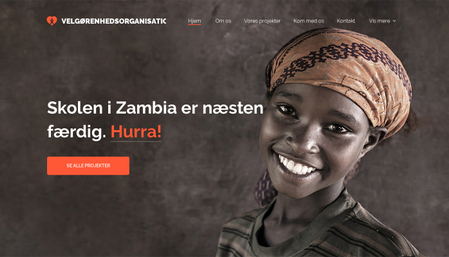 Velgørenhed skabelon