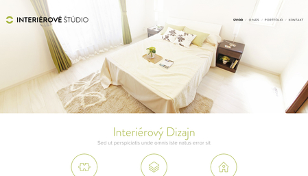 Šablóna Interiérové štúdio