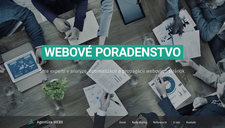 Šablóna Webové poradenstvo