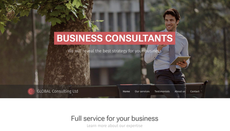 Business Consultants Template