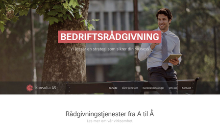 Mal for forretningskonsulent