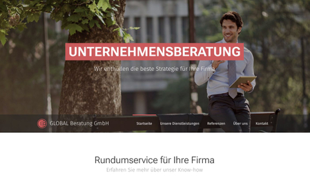 Vorlage Unternehmensberatung