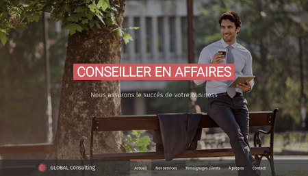 Template Conseiller en affaires