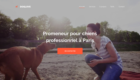 Template Promeneur de chiens