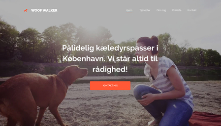 Hundepasser skabelon