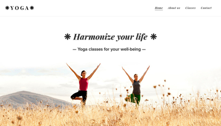 Yoga Center Template