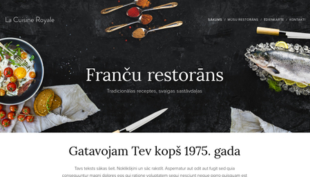 Franču restorāna veidne