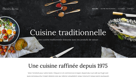 Template Cuisine traditionnelle