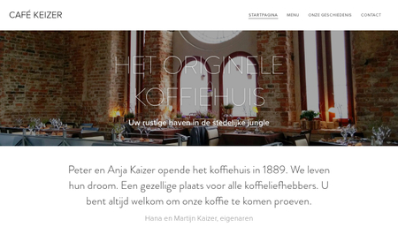 Sjabloon Café Keizer