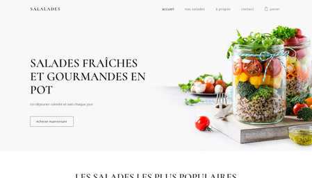 Template Livraison de salades