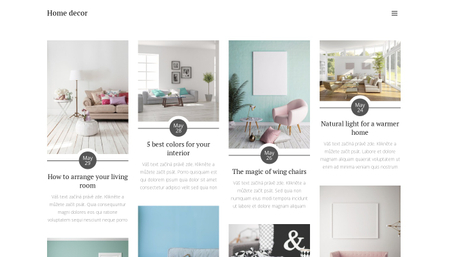 Home Decor Blog Template