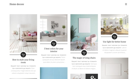Website template
