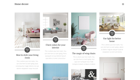 Home Decor Blog Template