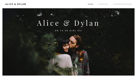 Template Mariage Boho-chic