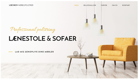 Møbelpolstringer skabelon