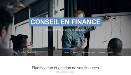 Modèle : Conseil financier