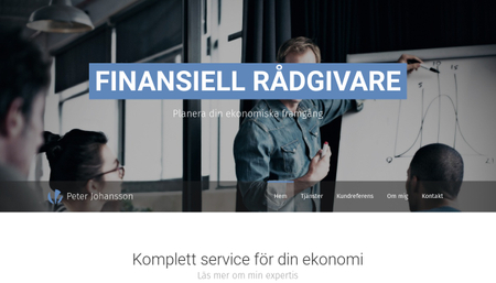 Mall - Finansiell rådgivare