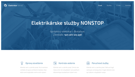 Šablóna Elektrikár