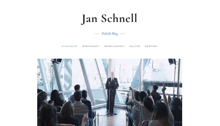 Vorlage politischer Blog