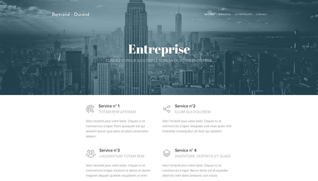 Template Entreprise