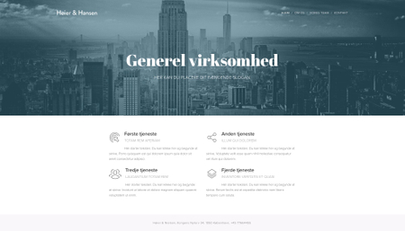 Skabelon: Virksomhed