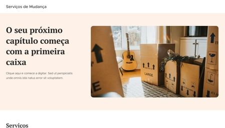 Modelo: Serviço de mudança