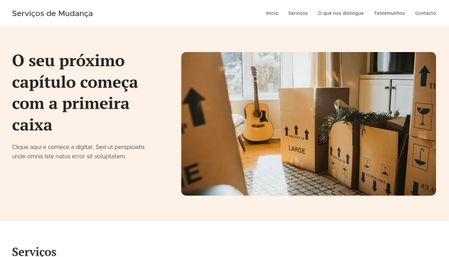 Modelo: Serviço de mudança