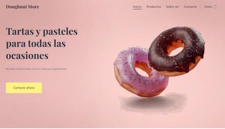 Plantilla: tienda de donuts