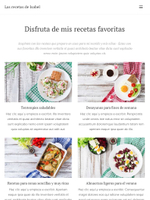 Plantilla para web de cocina - Plantilla web - Webnode