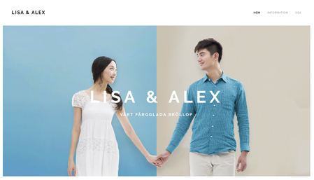 Mall - Romantiskt bröllop