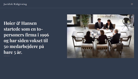 Skabelon til advokatkontor