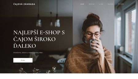 Šablóna: E-shop s čajom