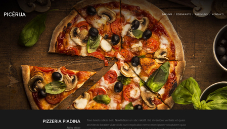 Picērijas Piadina veidne