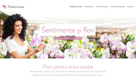 Șablon: Florărie