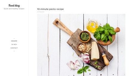Website template