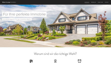 Vorlage einer Immobilienagentur