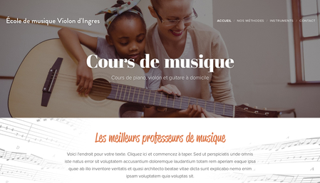 Template École de musique