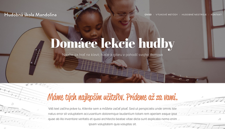 Šablóna Hudobná škola