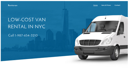 Van Rental Template