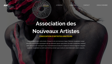 Template Association d'Arts
