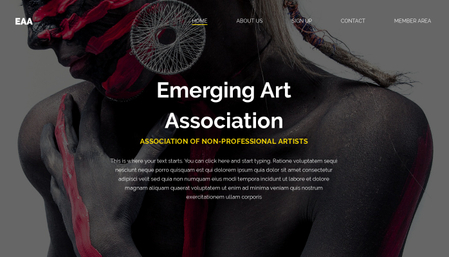 Art association template