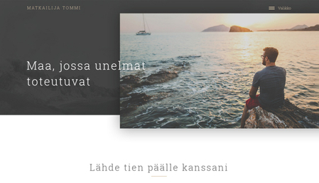 Sivupohja - Matkasyöte