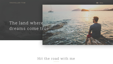 Travel feed template