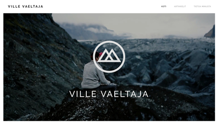 Sivupohja - Matkavloggaaja