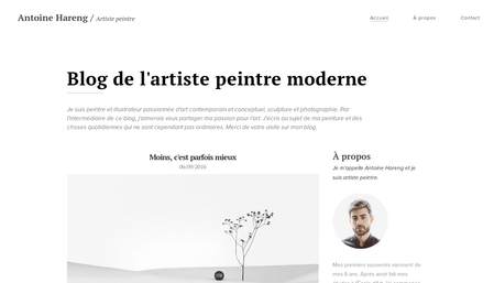 Template blog art