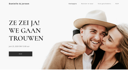 Rustieke Huwelijkssjabloon