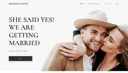 Rustic Wedding Template