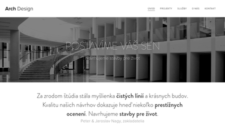 Šablóna Arch Design